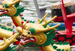 Chinese dragon boat